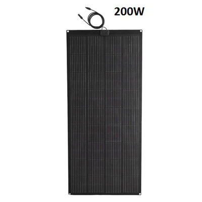 একক স্ফটিক ETFE 20V 200W নমনীয় সৌর প্যানেল জন্য হোম কাস্টম তৈরি