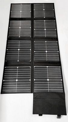 পোর্টেবল ভাঁজ 100W 18V সৌর প্যানেল চার্জার গ্রাউন্ড মাউন্টিং জন্য আরভি ক্যাম্পিং