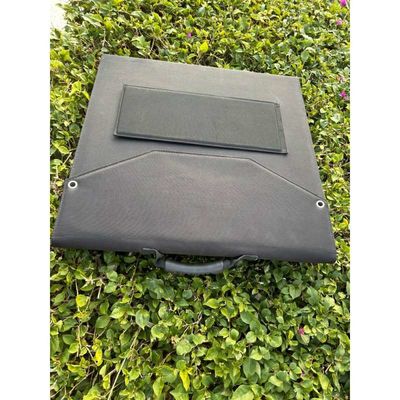 সৌর ভাঁজ ব্যাগ খোলা আকার 1586 * 400 * 3 মিমি একক স্ফটিক সৌর কোষ ক্যাম্পিংয়ের জন্য পোর্টেবল সৌর প্যানেল